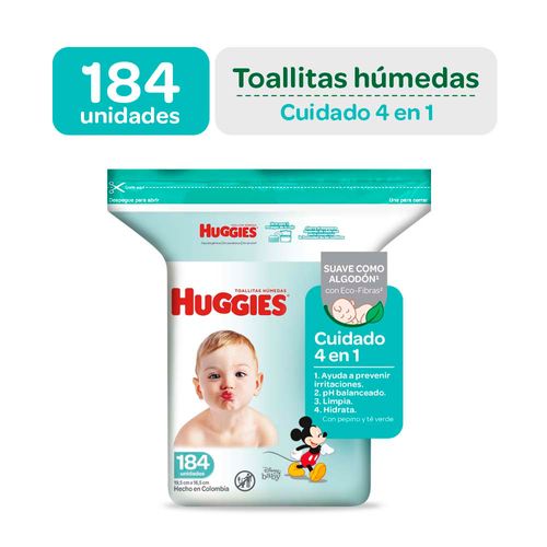 Toallas Húmedas Huggies One&Done - Bolsa 184 UN