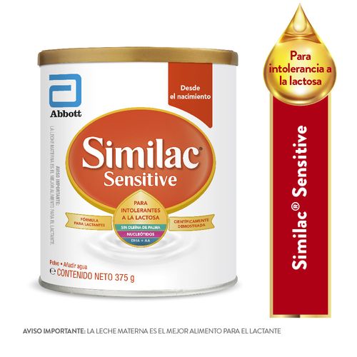 Similac Sensitive Eye Q Libre De Lactosa - Lata 375 G
