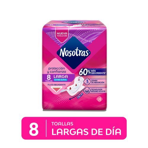 Toallas Higiénicas Nosotras Protección y Confianza 8 und