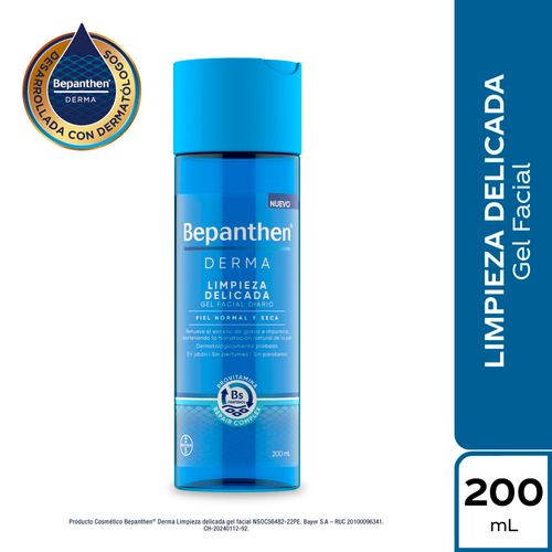 Gel Facial Bepanthen Limpieza Delicada