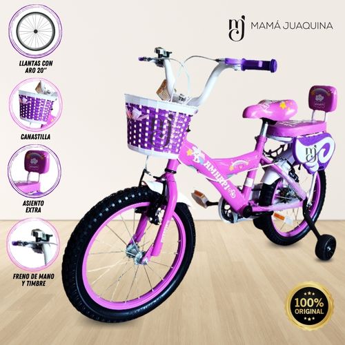 Bicicleta Para Niña Aro 20 «BONNIE» Morado