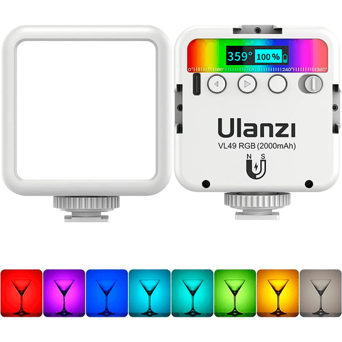 Mini Video Led Ulanzi VL49 RGB Recargable Blanco