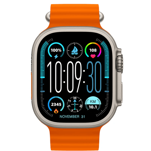 HELLO H14 ULTRA+, RELOJ SMARTWATCH NARANJA