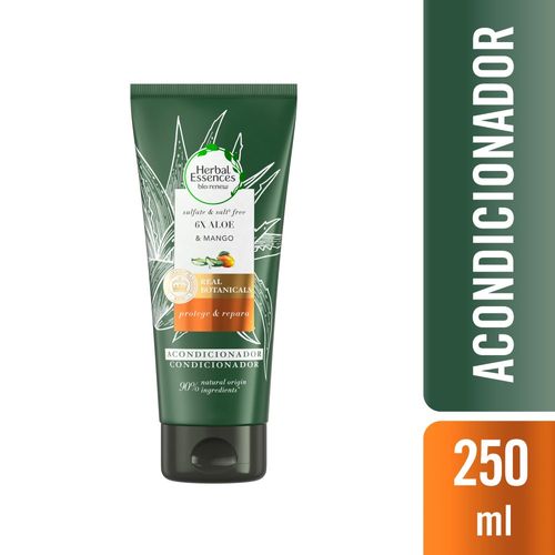 Acondicionador Herbal Essences Bio Renew 6X Aloe & Mango -Frasco 250 ML
