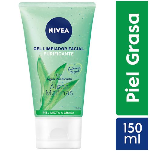 Gel Limpiador Equilibrante Facial Nivea Piel Mixta a Grasa - Tubo 150 ML