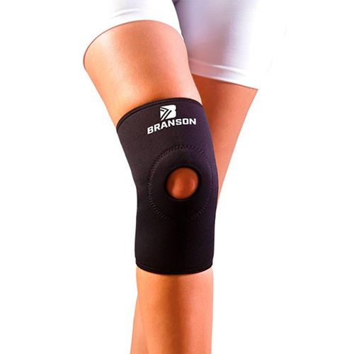 Rodillera con Abertura Branson Talla M Color Negro