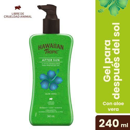 Gel Refrescante Hawaiian Tropic After Sun Aloe Vera - Frasco 240 ML