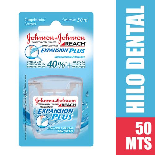 Hilo Dental Floss Expansion Plus Johnson- Johnson - Caja 50 M