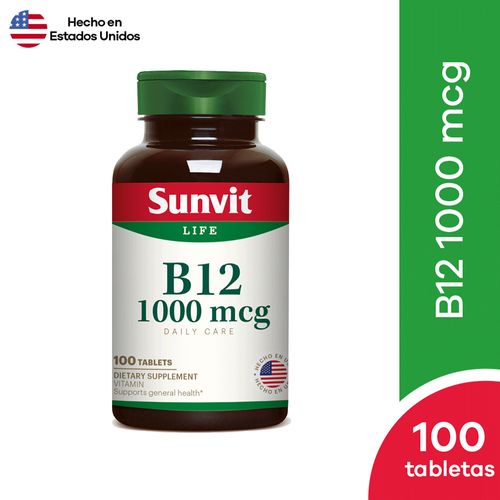 Sunvit B-12 1000mcg  Tabletas