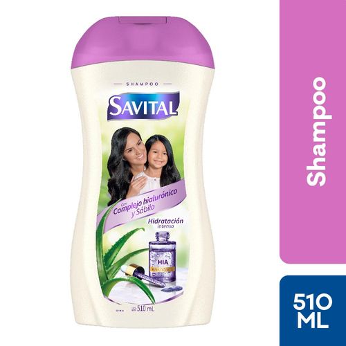 Shampoo Savital Complejo Hialurónico y Sábila
