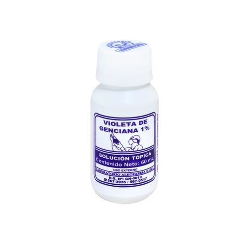Violeta de Genciana 1% Solución Tópico - Frasco 60 ML