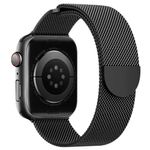 Correa-Milanese-Loop-Semicirculo-de-Acero-Para-Apple-Watch-Negro-42-44-45-49mm