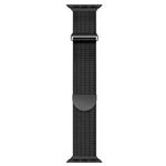 Correa-Milanese-Loop-Semicirculo-de-Acero-Para-Apple-Watch-Negro-42-44-45-49mm