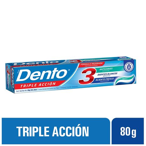 Crema Dental Dento Triple Acción