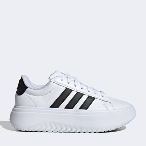 Zapatillas Urbanas Adidas Mujeres Ie1092 Grand Court Platform Blanco