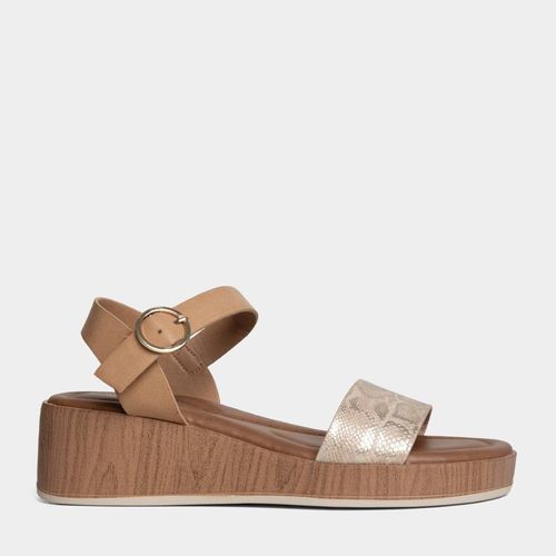 Sandalias Casuales Footloose Mujeres Ftl-I0050 Beige