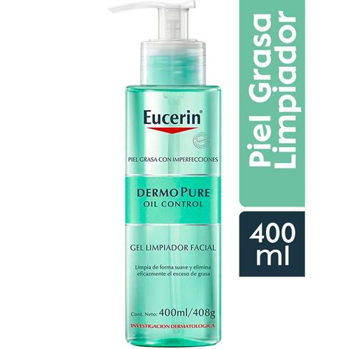 Eucerin DermoPure Oil Control Gel Limpiador de 400ml