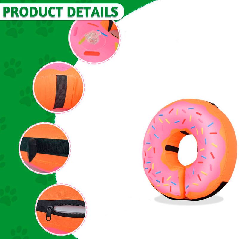 Collarin-Donut-Talla-XL-Rosado