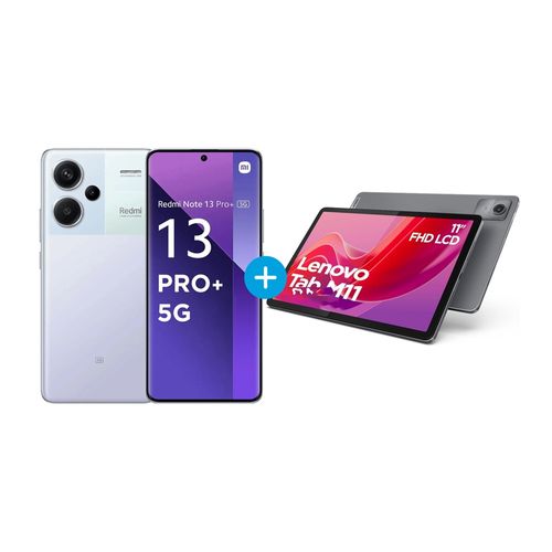 Combo Redmi Note 13 Pro Plus 5G y Tablet Lenovo Tab M11