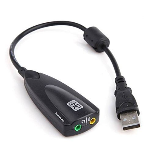 Tarjeta De Sonido Usb 2.0 Steel Sound 7.1 5hv2