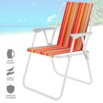 Silla-Plegable-para-Playa-Jardin-Camping-Terraza-Multicolor