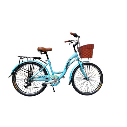 Bicicleta Monark Para Niño Aro 24" Romantic Teen Azul