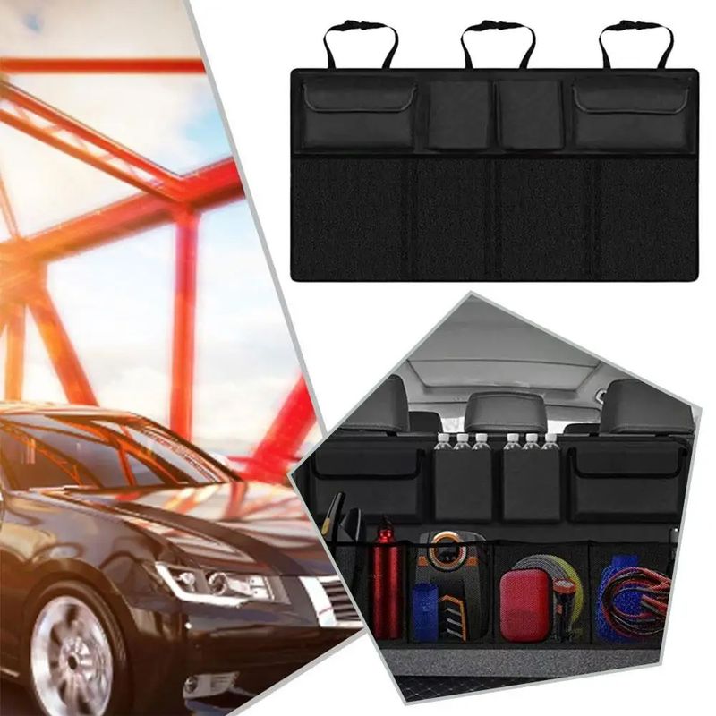 Organizador-maletero-Autos-Carro-Viaje-asiento-Botella-multi-bolsillo