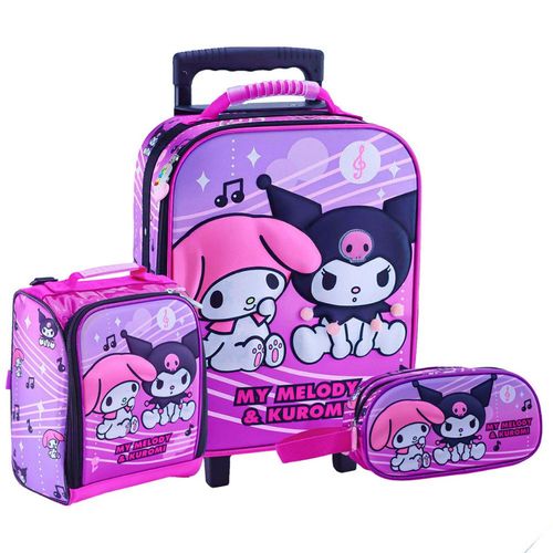 Set Scool Magic Maleta Lonchera Cartuchera Hello Kitty & Friends