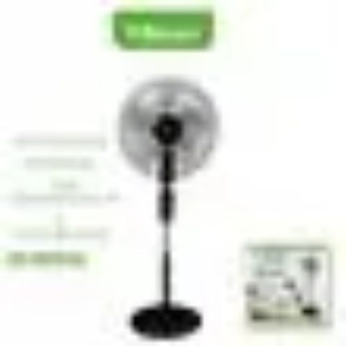 Ventilador de pedestal 18" BOSSKO BK 8459VN 50 watts con Temporizador Negro - BK-8459VN