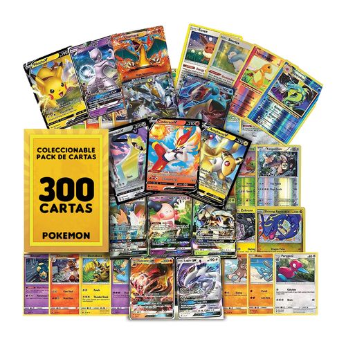 LOTE 300 CARTAS AL AZAR POKEMON TCG