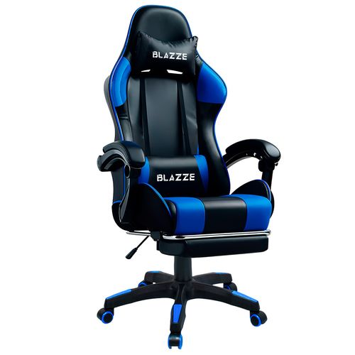 Silla Gamer ergonómica Blazze Loot  Azul