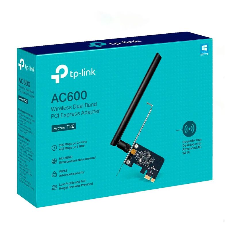 TP-Link---Adaptador-PCIe-Archer-T2E-Dual-Band-AC600