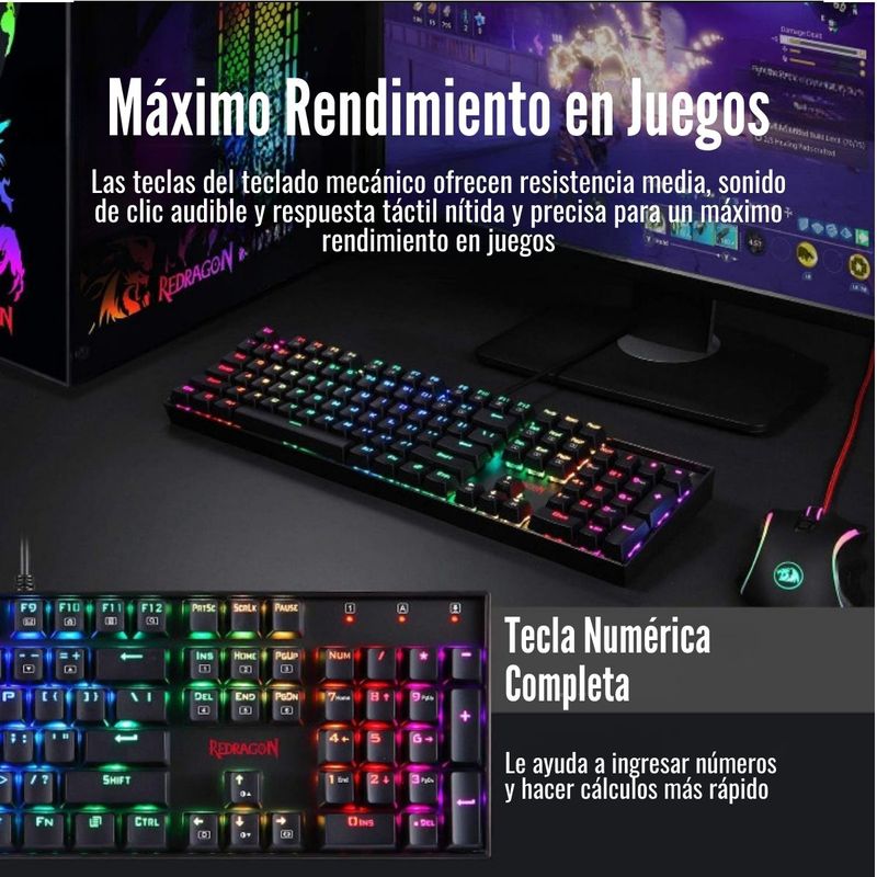 Redragon---Kit-Mitra-K551-Switch-Blue---Griffin-M607-RGB