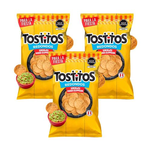 Pack Tortillas de Maíz TOSTITOS Redondos Bolsa 200g x 3un
