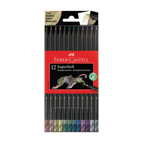 Faber Ecolapiz Supersoft FABER CASTELL x1un Metalicos