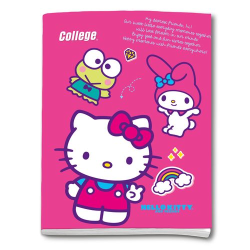 Cuaderno 80Hj Trng Csc H Kitty COLLEGE