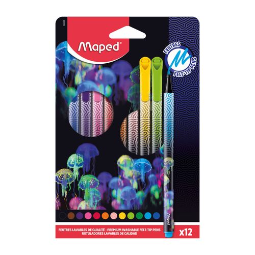 Rotuladores MAPED Deepsea Paradise x12