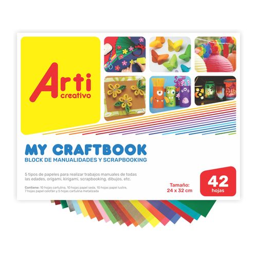 Block ARTICREATIVO Scrap&Manualidad 42H Papel Surt