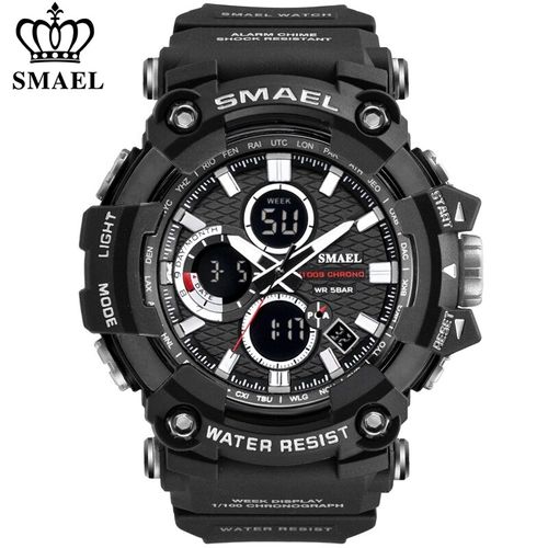 Reloj Deportivo SMAEL 1802D Negro Digital-Análogo