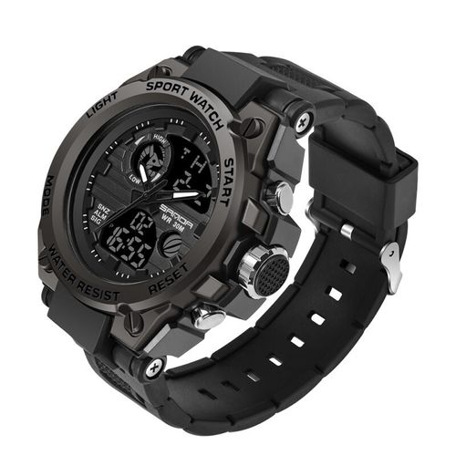 Reloj Deportivo SANDA 739 Negro Análogo-Digital