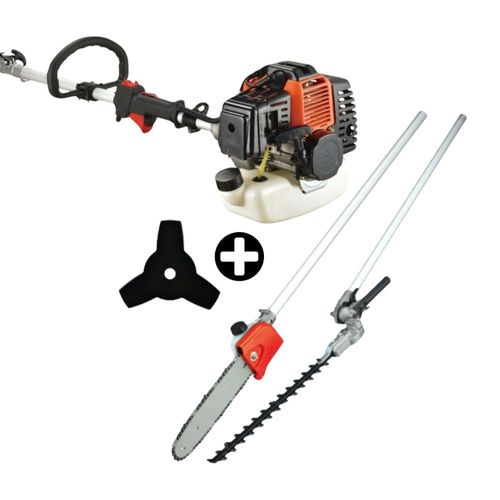 COMBO Motoguadaña LMP431 Multifunción + Accesorio funcional podador + Accesorio funcional sierra LMP-3 + Accesorio funcional serrucho LMP-4 Werken