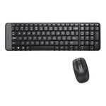 Combo-Teclado-Y-Mouse-Logitech-Mk220-Wireless-Usb-Black
