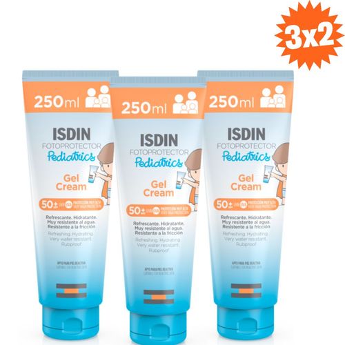 3x2 FOTOPROTECTOR ISDIN PEDIATRICO GEL CREMA 50 + 250 ml