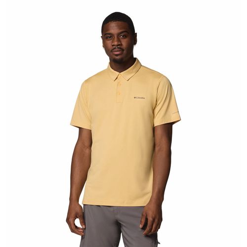 POLO PARA HOMBRE PIQUE TECH TRAIL™ AMARILLO COLUMBIA