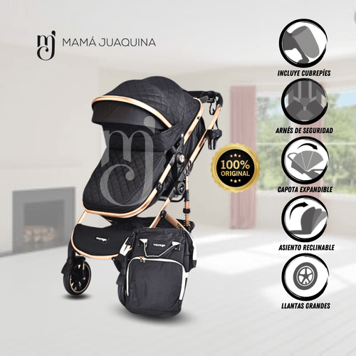 Coche Paseo Maleta «THORINE» Negro