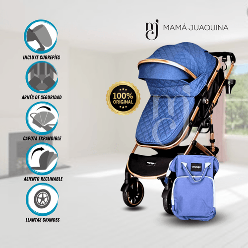 Coche Paseo Maleta «THORINE» Azul