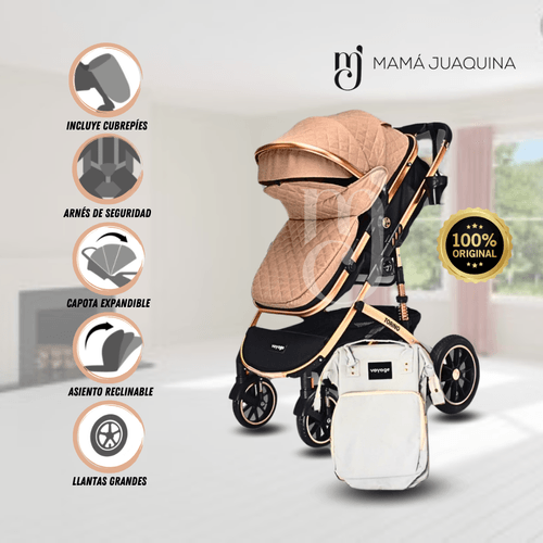 Coche Paseo Maleta «THORINE» Melón