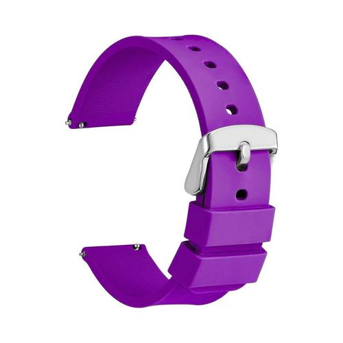 CORREA DE SILICONA SAMSUNG WATCH 4-5-5 PRO-6-7-FE MORADO