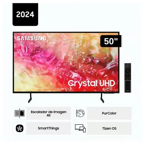 Smart TV SAMSUNG 50" CRYSTAL UHD 4K 50DU7000