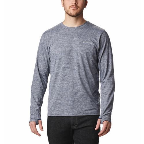 POLO PARA HOMBRE MANGA LARGA TECH TRAIL™ AZUL COLUMBIA